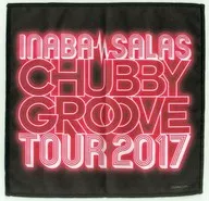 稲葉浩志＆スティーヴィー・サラス ファイバータオル(ブラック) 「INABA/SALAS “CHUBBY GROOVE TOUR 2017”」 会場限定ガチャガチャ景品