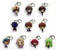 10-Type Set "CODE GEASS: Lelouch of the Rebellion Kiseki's Anniversary Acrylic Keyholder Collection"
