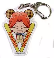 Kaburagi Issa "YOWAMUSHI PEDAL NEW GENERATION Secret Acrylic Key Holder (Playing Snow)"