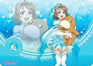 You Watanabe Character Cutter All-Purpose Rubber Mat Plush toy Hug Ver. "Love Live! Sunshine!"