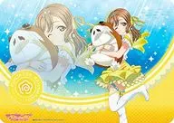 Kunikida Hanamaru Character Universal Rubber Mat Plush toy Hug Ver. 「 Love Live! Sunshine!! 」
