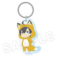 Hikinoya Hachiman (Kitsune-san) Animarukko Cadeia de chaves acrílica "Afinal de contas, o meu amor adolescente está errado. Continua."