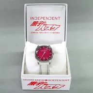 Akaji Seijuro Model Official Collaboration Watch Cuero Belt Type "INDEPENDENT× Kuroko no Basket"