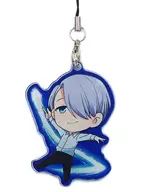 Victor Nikiforov (Firework) "Kyara Phorum YURI!!! ON ICE Acrylic Strap Collection Vol. 2" Animate Box Purchase benefits