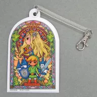 Wind Tact stained glass Card Case with B Strap "Ichiban KUJI The Legend of Zelda Floral Lifestyle" E Award