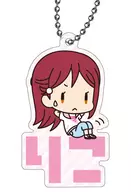 Riko Sakurauchi 「 Love Live! Sunshine!! Onaname Pittan Co Acrylic Key Holder Practice Wear Ver. 」