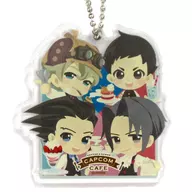 Conjunto "CAPCOM CAFE× Ace Attorney Acrílico Key Holder"