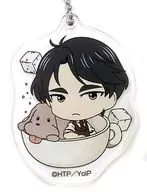 Seung-gil Lee "YURI!!! ON ICE Cafe Acrylic Key Holder (SD)"