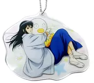 Kotaro Katsura "Ichiban Cafe GINTAMA' ~ Only those who usually look stylish have terrible sleeping face ~ Diecut Clear Name Tag"