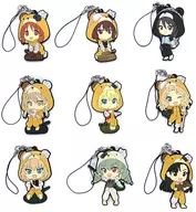 Juego de 9 tipos Boko Rage Ver. Rubber Strap "Ichiban KUJI Girls und Panzer Theatre Edition - Tank Road Operation! PART2 ~" Premio L