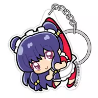 "Ranma 1/2", um porta-chaves com champô acrílico.