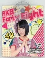 宮脇咲良 推しメンバーカーサイン(1510) AKB48 CAFE＆SHOP限定