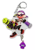 08. Boy (Barrels Pinner) Acrylic Key Holder with Rubber Charm "Splatoon2 (Splatoon2)"