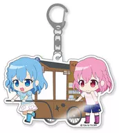 Ninja Monja Yatai Dorothy & Leona Paraneta Acrylic Key Holder 「 Idol time PriPara 」