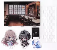 Café Ver. Acrílico diorama "9-nine - here no tsu here no ka here no iro" C92 Goods