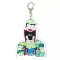 Choromatsu BIG Acrylic Key Holder "Osomatsu ×COLLABO CAFE HONPO"