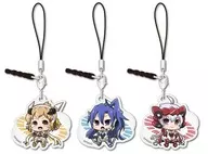 Hibiki & Tsubasa & Chris "Kanachibi" Acrylic Charm Set (3 Pieces) 「 SENKIZESSHOU SYMPHOGEAR AMZ 」