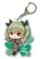 Anchovy and Little Bit Decaacrylic Key Holder "GIRLS & PANZER Final Chapter"