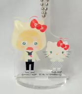 Yuri Plisetsky & Hello Kitty (horizontal row / standing) "YURI!!! ON ICE × Sanrio Character Drivers THE Character SHOP Mini Acrylic Stand"