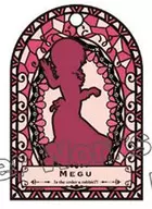 メグ 「ご注文はうさぎですか?? ステンドグラス風アクリルキーホルダー 第2弾」