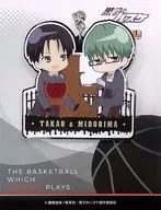 Kazunari Takao & 緑間 Shintaro pair acrylic key holder "Kuroko's BASKETBALL Kuroko no Halloween 2017 in J-WORLD TOKYO"