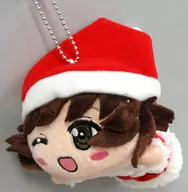 秋山優花里 寝そべりキーチェーンマスコット”あんこうチーム-クリスマス”Vol.1 「ガールズ＆パンツァー 劇場版」