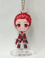 [A la carte] Par Cival (Early Childhood) Acrílico Key Holder "GRANBLUE Fantasy - Grand Blue Fantasy - Ice Flame Flat Fighting Otoka & Ackey Limited Set"