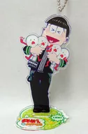 Choro Pine Acrylic Stand Key Holder "Mr. Osomatsu in JOYPOLIS"