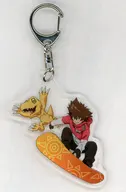 Yagami Taichi & Agmon Acrílico porta-chaves "Digimon Adventure Adventure tri. Digimon Adventure tri. Shop PARTE 3 em Ikebukuro P" PARCO "