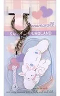 Cinnamon & Wish Me Mel (Blue) Acrylic Key Holder 「 Cinnamoroll x Mel Mel Doll Limited to 」 Sanrio Puroland