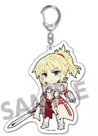 Saber / Mod Red 「 Pikuru! Fate/Grand Order Trading Acrylic Key Holder Vol. 3 」