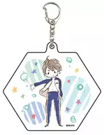 富士谷要一(ジャージ) 「DIVE!! グラフアートデザイン アクリルキーホルダー(6角形)」