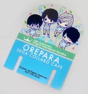 小野大輔＆鈴村健一＆森久保祥太郎＆寺島拓篤 グラスマーカー 「セガコラボカフェ おれパラ」 メニュー注文特典