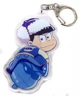 Karamatsu (azul) Acrílico Key Holder "Osomatsu san ×TOWER RECORDS CAFE"
