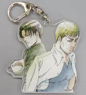 "Attack on Titan" Acrylic Stand Painted by Captain Levi and Erwin Kyoji Asano Original Art Exhibition 2017 Goods