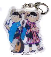 Karamatsu & Todomatsu "HMV × Osomatsu Hologram Combination Acrylic Key Holder Collection" Limited to HMV stores
