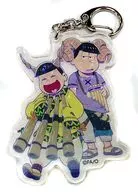 Jushimatsu & Hitotsumatsu "HMV × Osomatsu Hologram Combination Acrylic Key Holder Collection" Limited to HMV stores