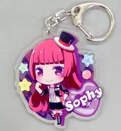 Sophie Hojo "idol Time PriPara PriPara Tours in Johorisu Acrylic Key Holder"