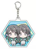Maria & Yuria "Two Car Acrílico Key Holder (hexagonal)"
