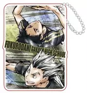梟谷 Gakuen High School! Acrylic Key Holder "Haikyu!!! Karasu High School VS Shiratori Sawa Gakuen High School"