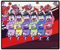 Hanafuda style mouse pad "Mr. Osomatsu"