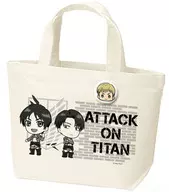 Captain Ellen & Levi Tote Bag w / metal badge 「 Attack on Titan 」