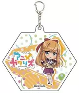 Kami Igusa Arisu "Anime Gata Liz Acrílico Key Holder (hexágono)"
