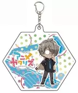 Dan Musashi-Sakai "Anime Galas Acrylic Key Holder (Hexagonal)"