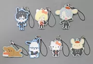 A set of 7 items "YURI!!! ON ICE × Sanrio Character Connector × Tokyo Girls Collection Rubber Strap Collection" POP SHOP in Tokyo Goods