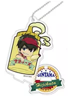 Hijikata Toushirou "GINTAMA Stand Mini Acrylic Key Holder Burger Shop Series"