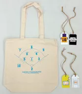 Saitama Prefectural Nishiura High School Special Tote Bag (with 4 kinds of ball tournament T-shirt pattern tags) "Blu-ray COMPLETE Disc BOX Big Windup!" Animate Purchase benefits