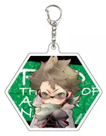 Akayama "Acranate's Red Thread Acrylic Key Holder, Hexagonal"