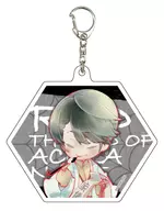 Kunimura : "Akranart Red Thread Acrílico Key Holder 6 Square"