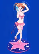 "Magical Girl Lyrical NANOHA Reflection Collaboration Store in Atre Takamachi" is an acrylic stand.